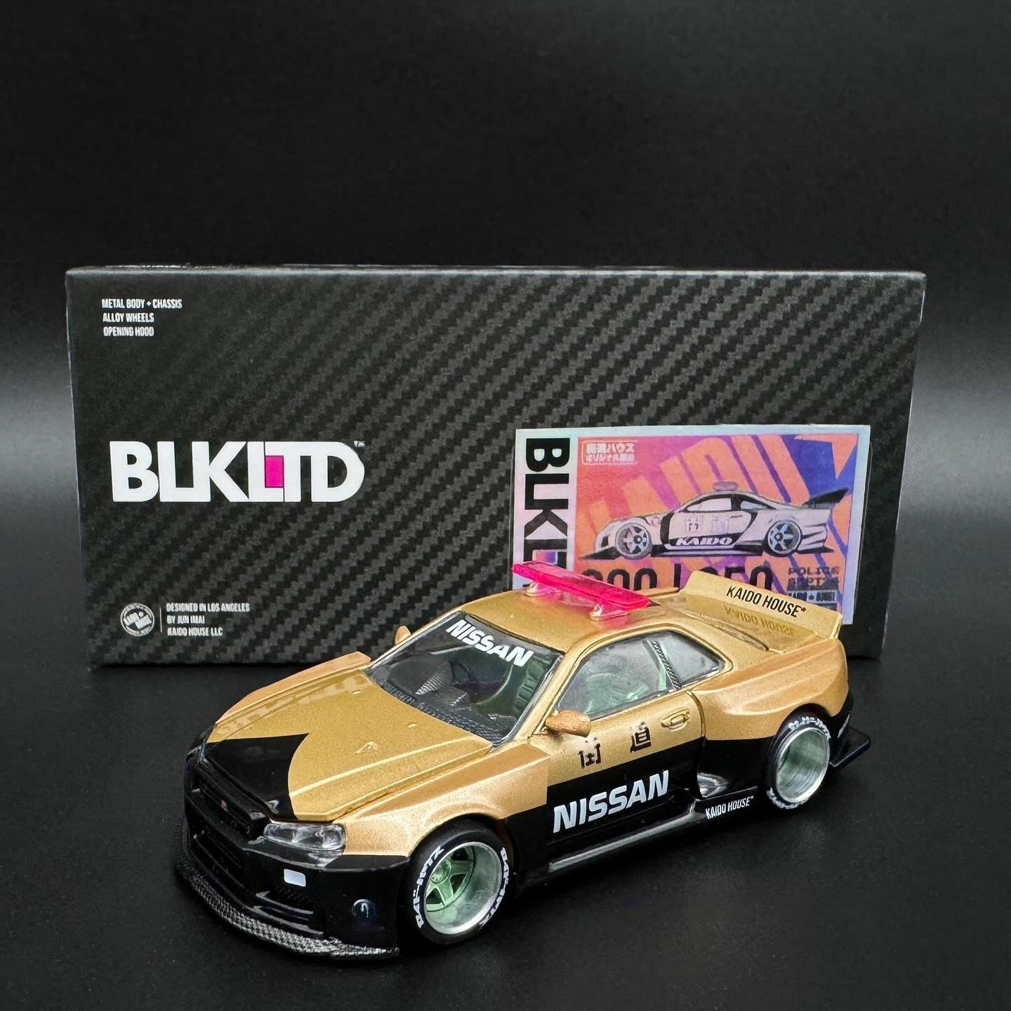 Kaido House BLK LTD Nissan Skyline GT-R R34 Police #6 (Series 3) – Nyuron  Diecast