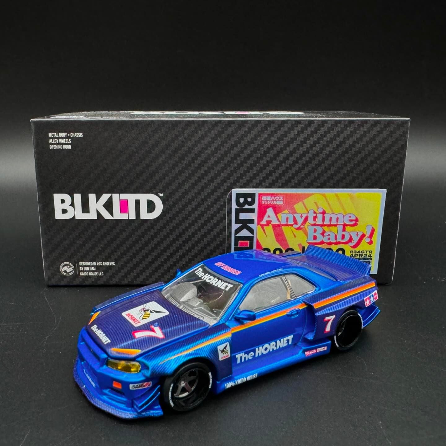 Kaido House BLK LTD Nissan Skyline GT-R (R34) TAMIYA “The Hornet” #3 (Series 3)