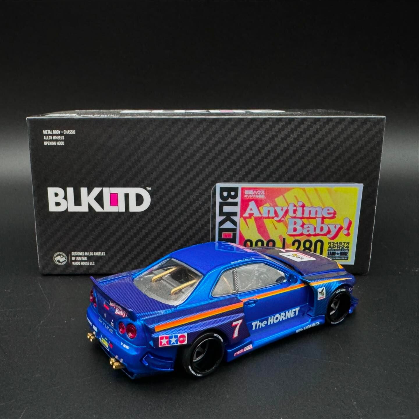 Kaido House BLK LTD Nissan Skyline GT-R (R34) TAMIYA “The Hornet” #3 (Series 3)