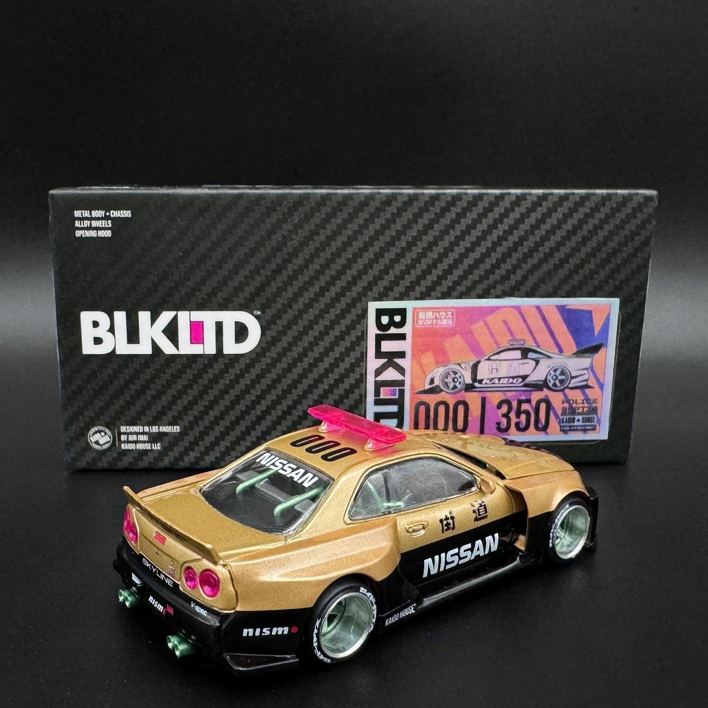 Kaido House BLK LTD Nissan Skyline GT-R R34 Police #6 (Series 3)