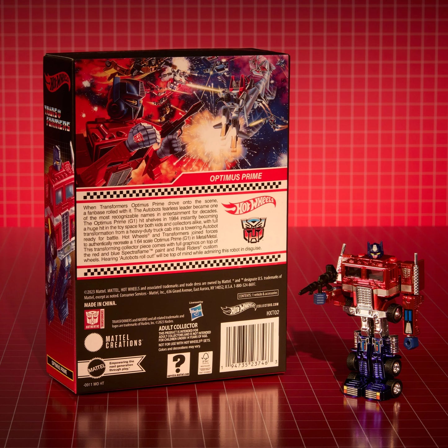 Hot Wheels x Hasbro Transformers Optimus Prime