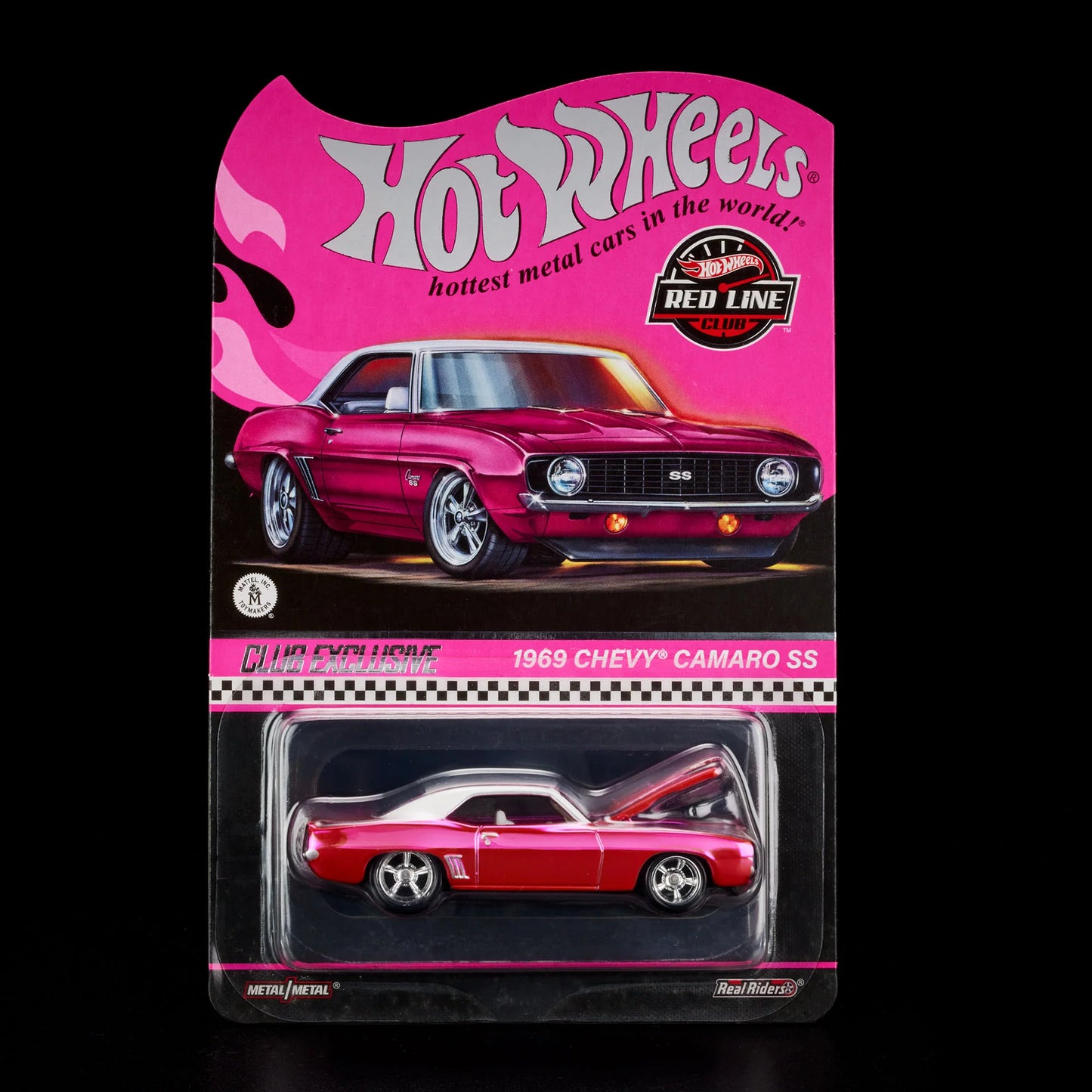 Hot Wheels RLC 1969 Chevy Camaro SS Pink Party