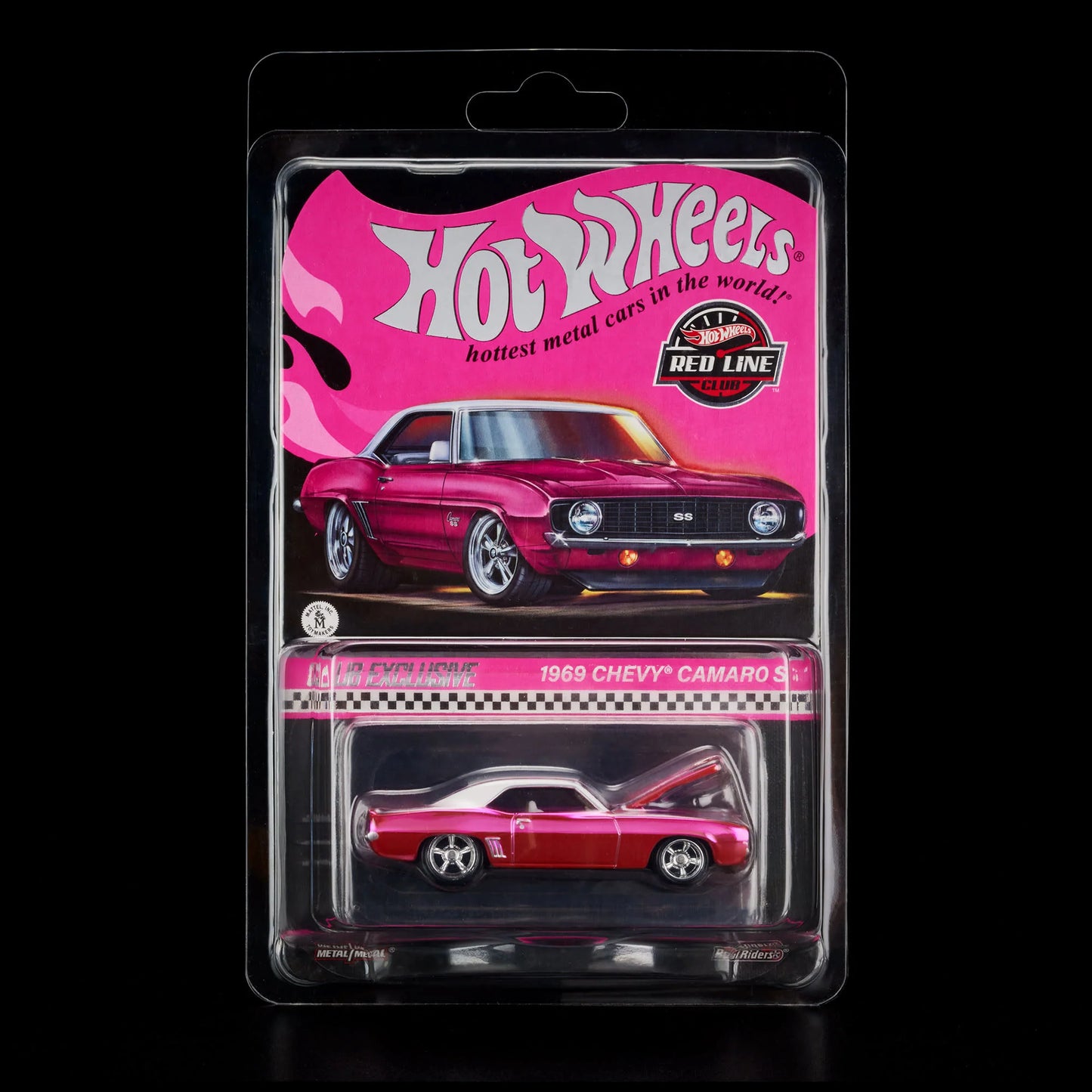 Hot Wheels RLC 1969 Chevy Camaro SS Pink Party